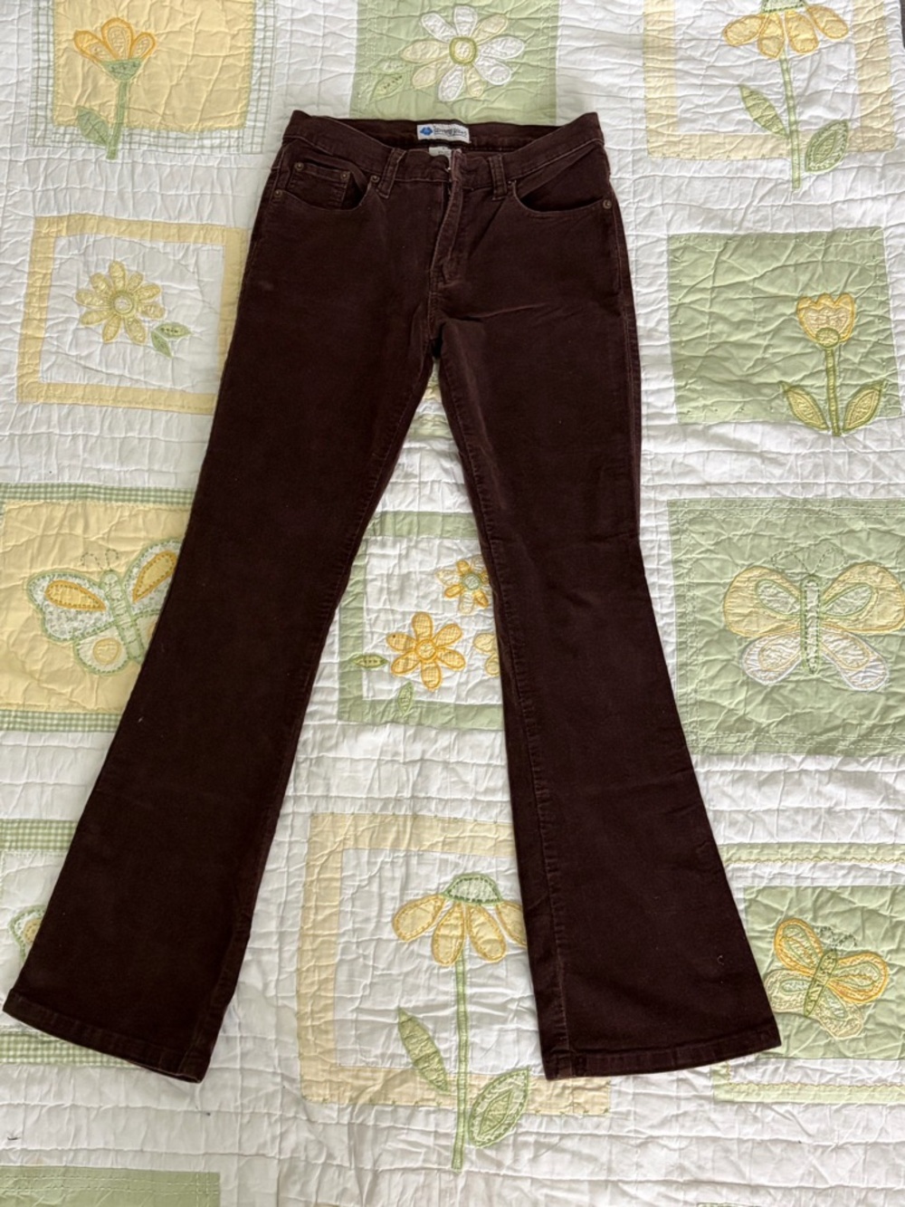 Women’s Brown Flare Wide-Leg Jeans